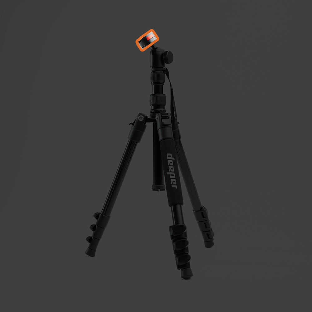 Quick release tripod plate for Deeper Quest