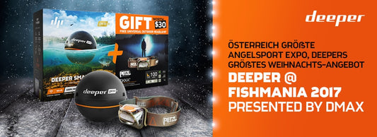 Deeper at Fishmania 2017 with a big Christmas offer