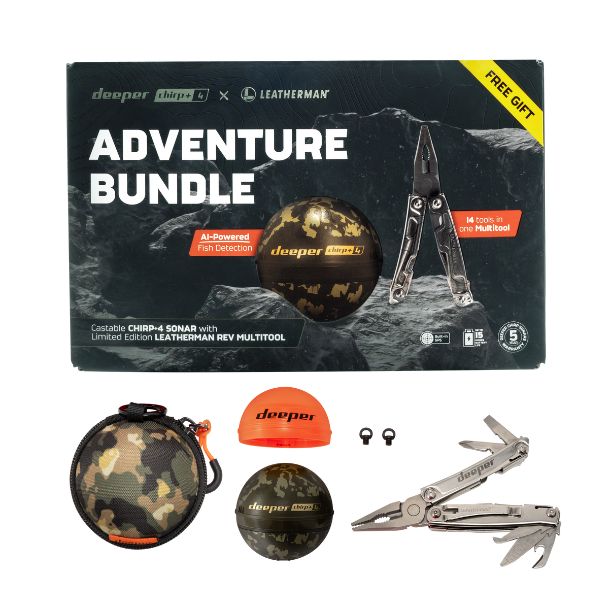Deeper CHIRP+ 4 ADVENTURE BUNDLE