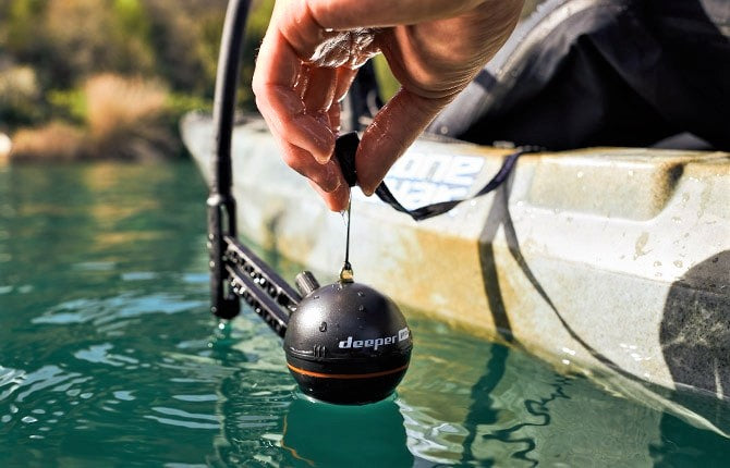 Deeper PRO smart Fischfinder - W-LAN Fischfinder für Kajak- und Belly Boot  Angler: : Sport & Freizeit
