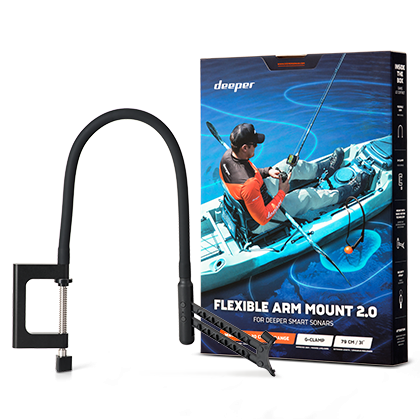 Deeper Sonar Flexible Arm Mount 2.0 for Boat or Kayak – Deepersonar