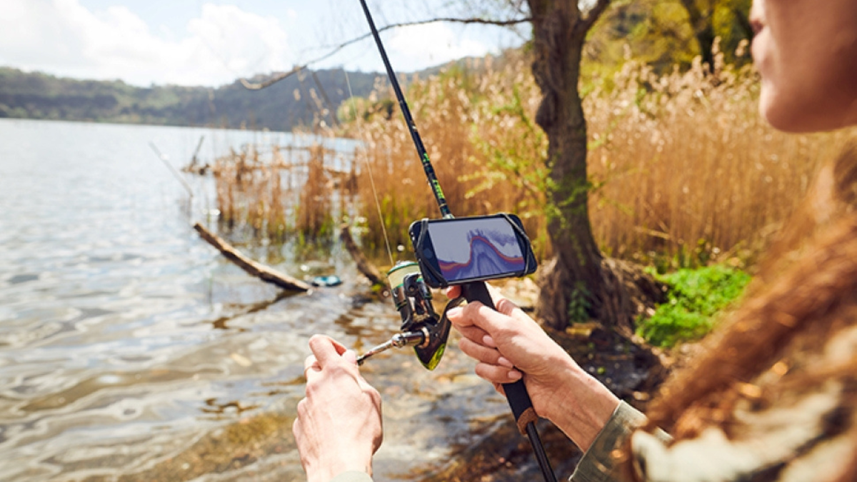 Deeper Smartphone Mount for Any Fishing Rod – Deepersonar